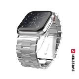 Swissten kovový 38–40 mm, Apple Watch Silver