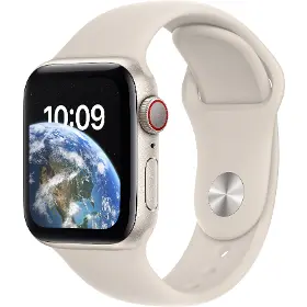 Hodinky GPS - Apple Watch SE 2022 GPS + Cell 40 mm Starlight/Starlight Sport - 2
