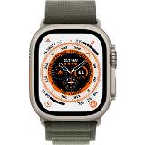 Apple Watch Ultra GPS+Cell 49 mm (L) Titanium/Green Alpine Loop