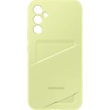 Samsung Card slot Case pro Galaxy A34 Lime