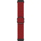 Aligator Textile Strap 22mm Black Burg