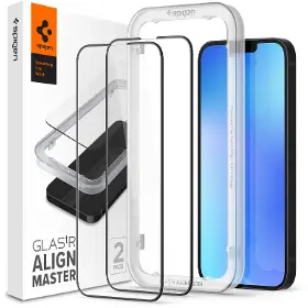Ochranné sklo - Spigen Gass tR Align Master 2pc iPhone 14/13Pro/13/16e - 1