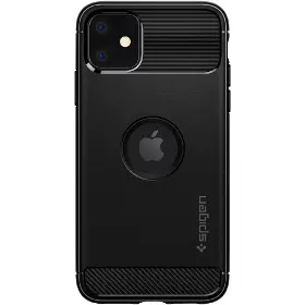 Kryt na mobil - Spigen Rugged Armor iPhone 11 Black - 2
