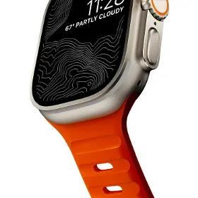 Výměnný pásek pro hodinky - Nomad Sport Strap M/L Orange - 7