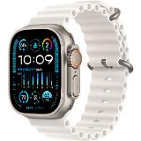 Apple Watch Ultra 2 Titanium White Ocean Band