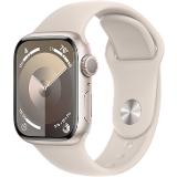 Apple Watch Series 9 GPS 41mm Starlight Aluminium Case with Starlight Sport Band - S/M Starlight Al SportB SM