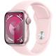 Apple Watch Series 9 GPS 41mm Pink Aluminium Case with Light Pink Sport Band - S/M Pink SportB SM