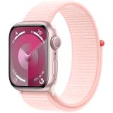 Apple Watch Series 9 GPS 41mm Pink Aluminium Case with Light Pink Sport Loop Pink Al Pink SportLoop