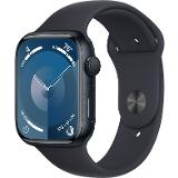 Apple Watch Series 9 GPS 45mm Midnight Aluminium Case with Midnight Sport Band - M/L