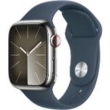 Apple Watch S9 41 mm CELL 41 Slvr Steal SB ML