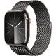 Apple Watch Series 9 GPS + Cell 45mm Graphite Stainless Steel Case with Graphite Milanese Loop