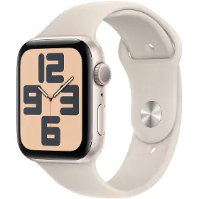 Smart hodinky - Apple Watch SE 44 Starlight M/L - 1