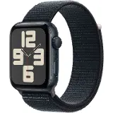 Apple Watch SE GPS 44mm Midnight Aluminium Case with Midnight Sport Loop