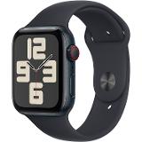 Apple Watch SE GPS + Cell 44mm Midnight Aluminium Case with Midnight Sport Band - S/M Cell Midnight S/M