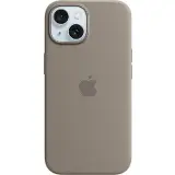 Apple iPhone 15 Silicone Case with Magsafe Clay