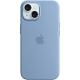 Apple iPhone 15 Silicone Case with Magsafe Winter Blue