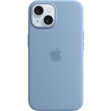 Apple iPhone 15 Silicone Case with Magsafe Winter Blue