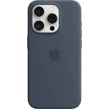 Apple iPhone 15 Pro Silicone Case with Magsafe Storm Blue