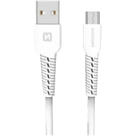 USB kabel - Swissten USB/MICRO USB 1m White - 1