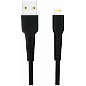 USB kabel - Swissten USB/Lightning 1m Black - 1