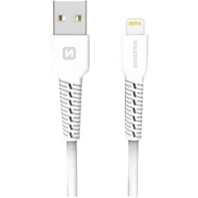 USB kabel - Swissten USB/Lightning 1m White - 1