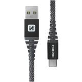 Swissten USB/USB-C 1,5m Antracit