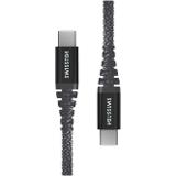 Swissten USB-C/USB-C 1,5m Antracit