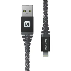 USB kabel - Swissten USB/Lightning 1,5m Antracit - 1