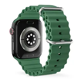 Výměnný pásek pro hodinky - Epico Ocean strap Watch 42/44/45/49 green - 3