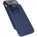 Epico MagLeather case iPhone 15 Pro blue