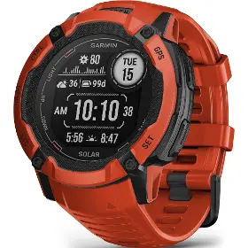 Smart hodinky - Garmin Instinct 2X Solar Flame Red - 10