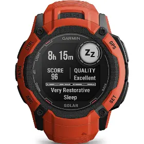 Smart hodinky - Garmin Instinct 2X Solar Flame Red - 4