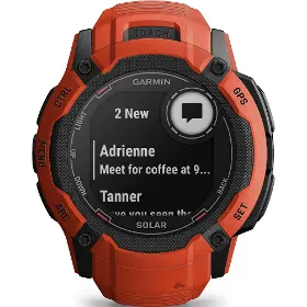 Smart hodinky - Garmin Instinct 2X Solar Flame Red - 5