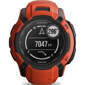 Smart hodinky - Garmin Instinct 2X Solar Flame Red - 8