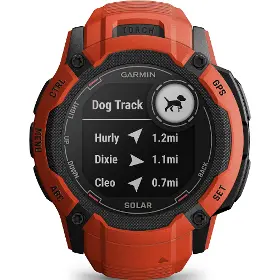 Smart hodinky - Garmin Instinct 2X Solar Flame Red - 1