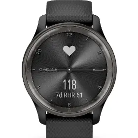 Smart hodinky - Garmin vívomove Trend Slate/Black - 3
