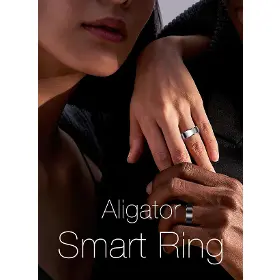 Chytrý prsten - Aligator Smart Ring vel. 10 Stříbrný - 10