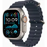 Apple Watch Ultra 2 GPS + Cellular 49mm Natural Titanium Case with Navy Ocean Band