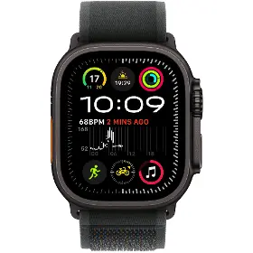Smart hodinky - Apple Watch Ultra 2 GPS + Cellular 49mm Black Titanium Case with Black Trail Loop - M/L - 2