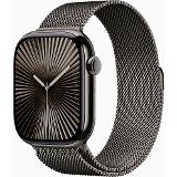 Apple Watch Series 10 Cellular 46mm Slate Titanium Slate Milanese Loop S/M