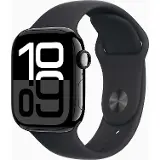 Apple Watch Series 10 42mm Black Aluminium Black Sport Band S/M