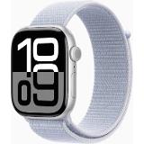 Apple Watch Series 10 46mm Silver Aluminium Blue Cloud Sport Loop