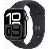 Apple Watch Series 10 46mm Black Aluminium Black Sport Band S/M