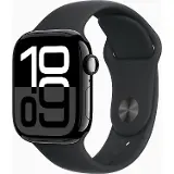 Apple Watch Series 10 Cellular 42mm Black Aluminium Black Sport Band S/M