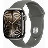 Apple Watch Series 10 Cellular 42mm Natural Titanium Grey Sport Band M/L