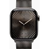 Apple Watch Series 10 GPS + Cellular 42mm Slate Titanium Case with Slate Milanese Loop