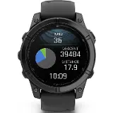 Garmin Fenix E 47mm Slate Grey Steel / Black Band