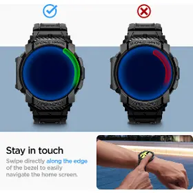 Kryt k chytrým hodinkám - Spigen Rugged Armor Pro case Galaxy Watch7 40mm - 18