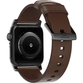 Výměnný pásek pro hodinky - Nomad Leather Strap Brown/Black - 3