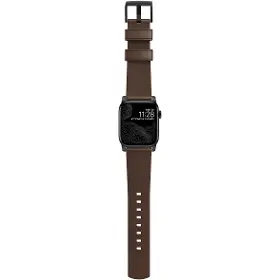 Výměnný pásek pro hodinky - Nomad Leather Strap Brown/Black - 4